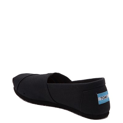 Alternate view of Womens TOMS Classic Slip On Casual Shoe - Black / Black