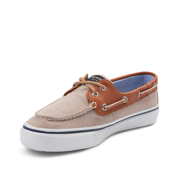 alternate view Mens Sperry Top-Sider Bahama Boat Shoe - Tan / ChambrayALT2