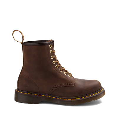 Alternate view of Dr. Martens 1460 8-Eye Aztec Crazy Horse Boot - Brown