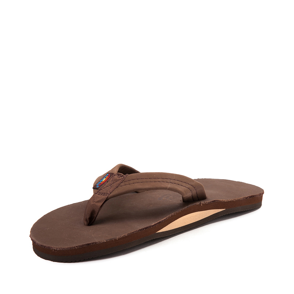 Rainbow Sandals 301ALTS Dark Brown Single Layer Flip Flop Mens 