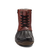 burgundy sperry boots