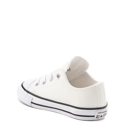 childrens white leather converse