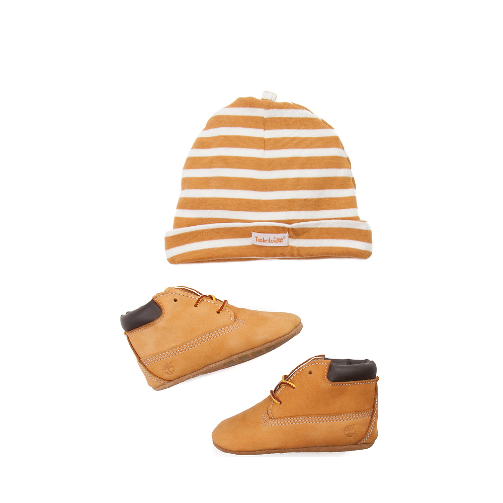 Timberland Boot and Hat Set - Baby - Wheat