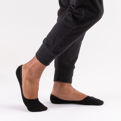 Alternate view of Mens Casual Liners 5 Pack - Black