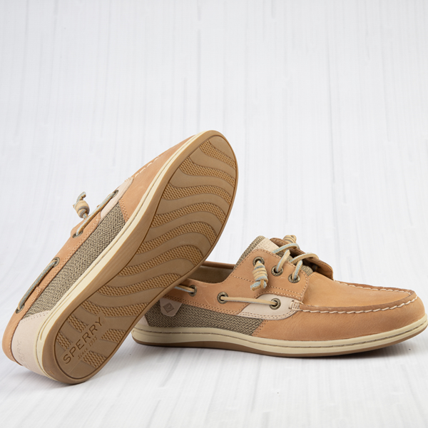 Main view of Womens Sperry Top-Sider Songfish Boat Shoe - Linen / Oat