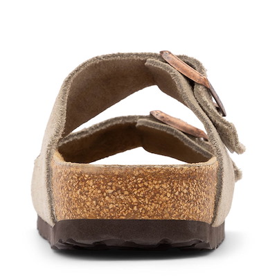 Womens Birkenstock Arizona Soft Footbed Slide Sandal - Taupe  display picture 1