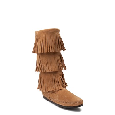 minnetonka five layer fringe boots