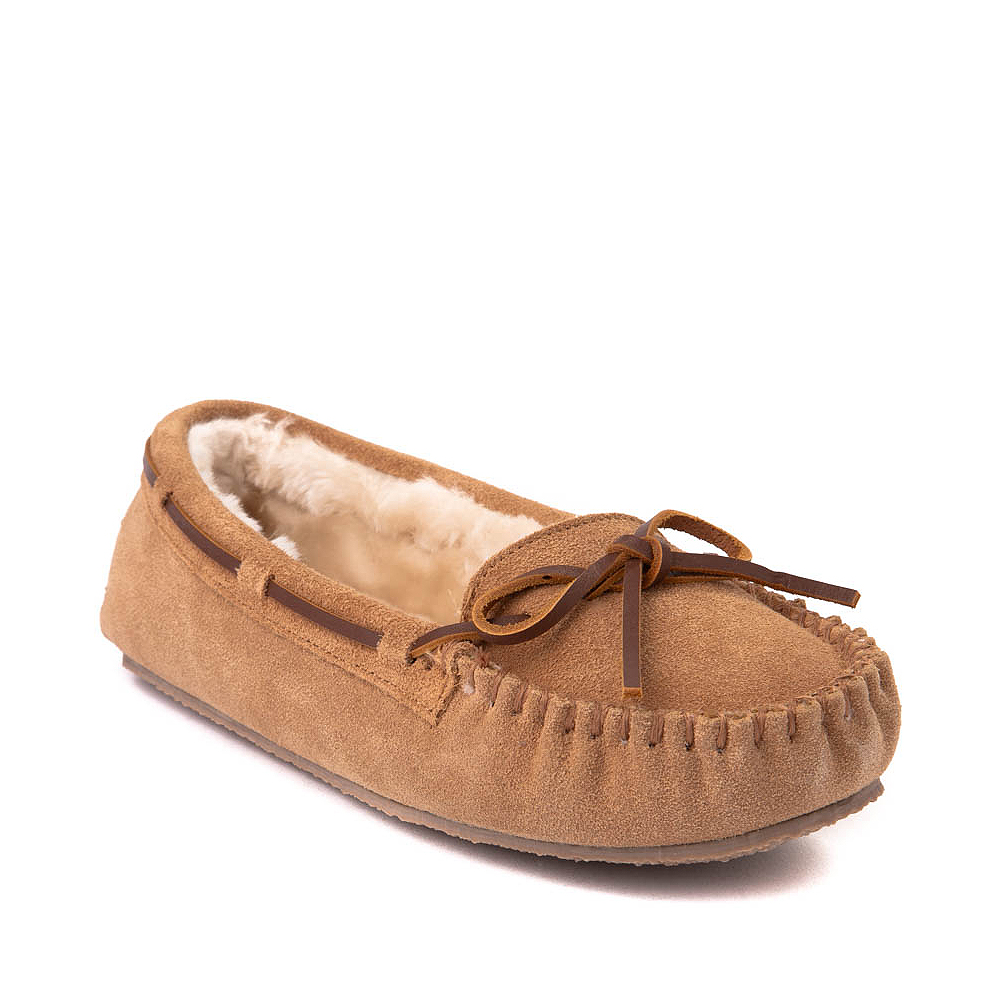 Minnetonka Slippers Women Alpine Sheepskin in Chocolate Size 9
