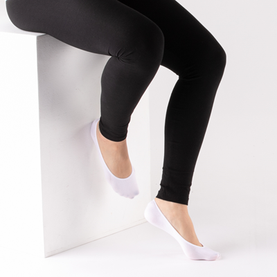 Alternate view of Womens Seamless Super Low Liners 5 Pack - White