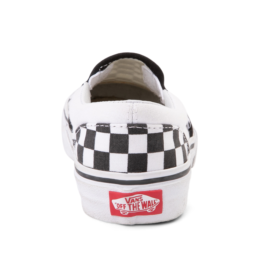 Vans Slip On Checkerboard Shoe - Kid / Kid - Black / White | Journeys