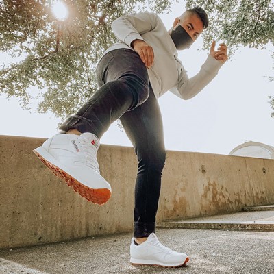 white reeboks mens