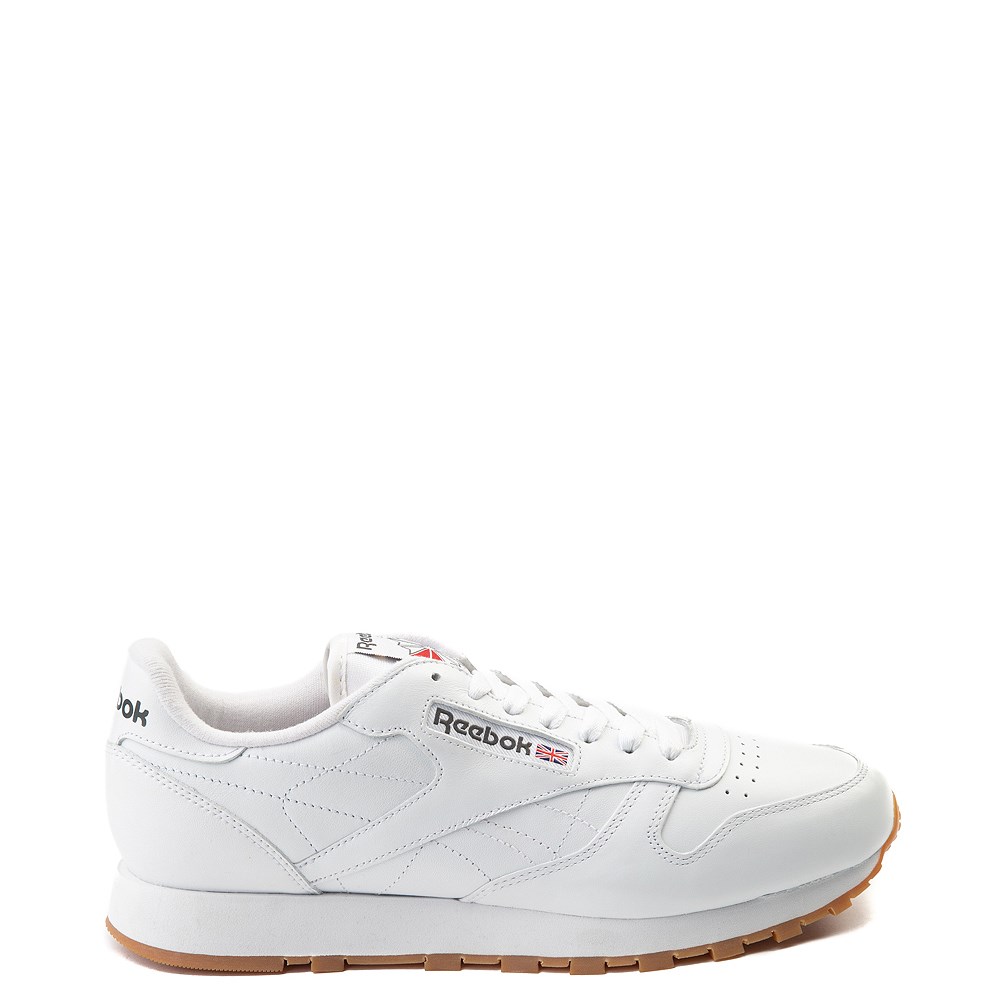 reebok leather white shoes
