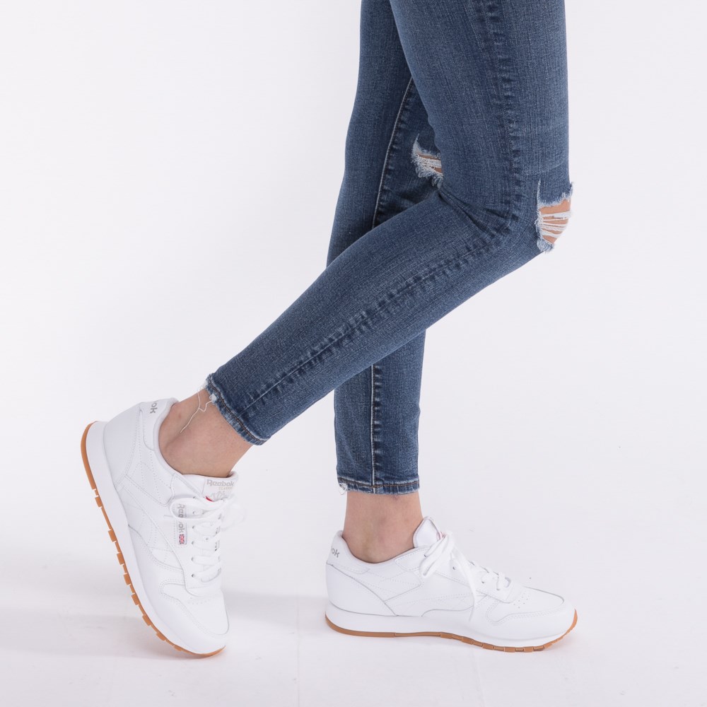 leather white shoes women