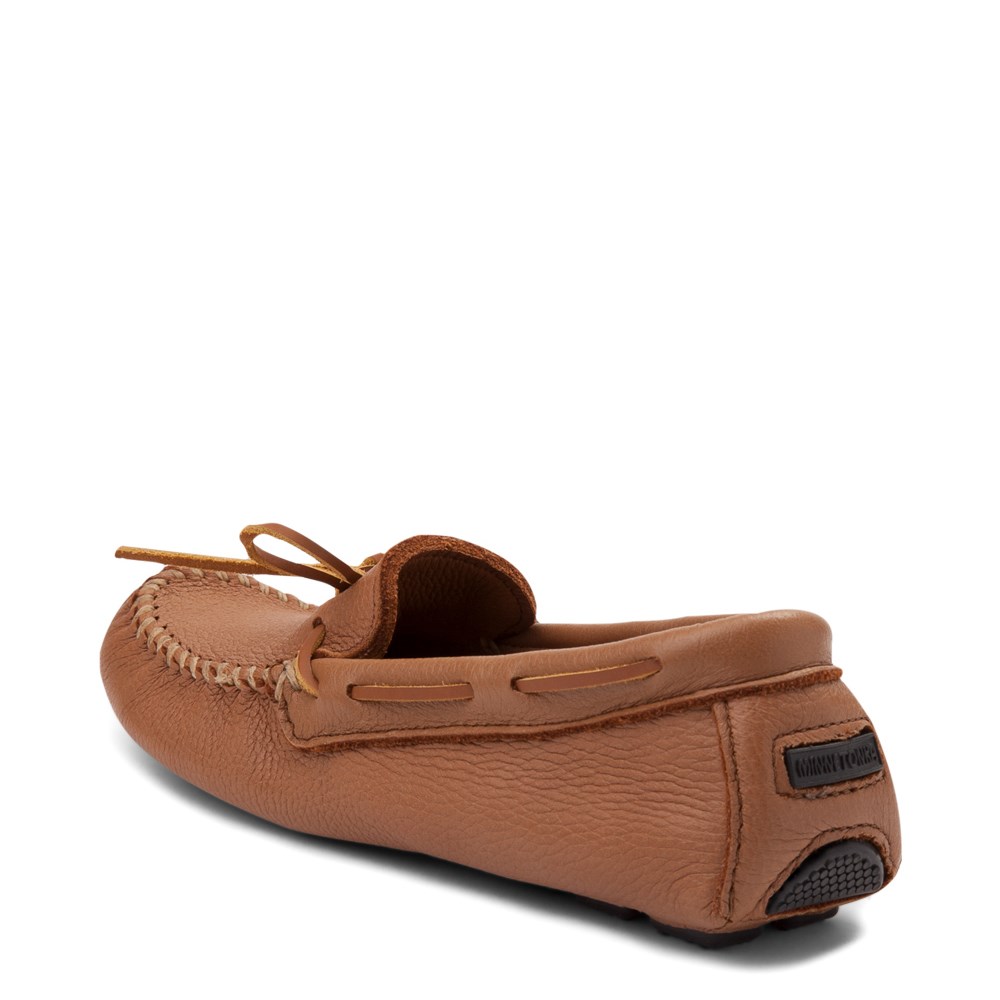 minnetonka men's moosehide driving moc