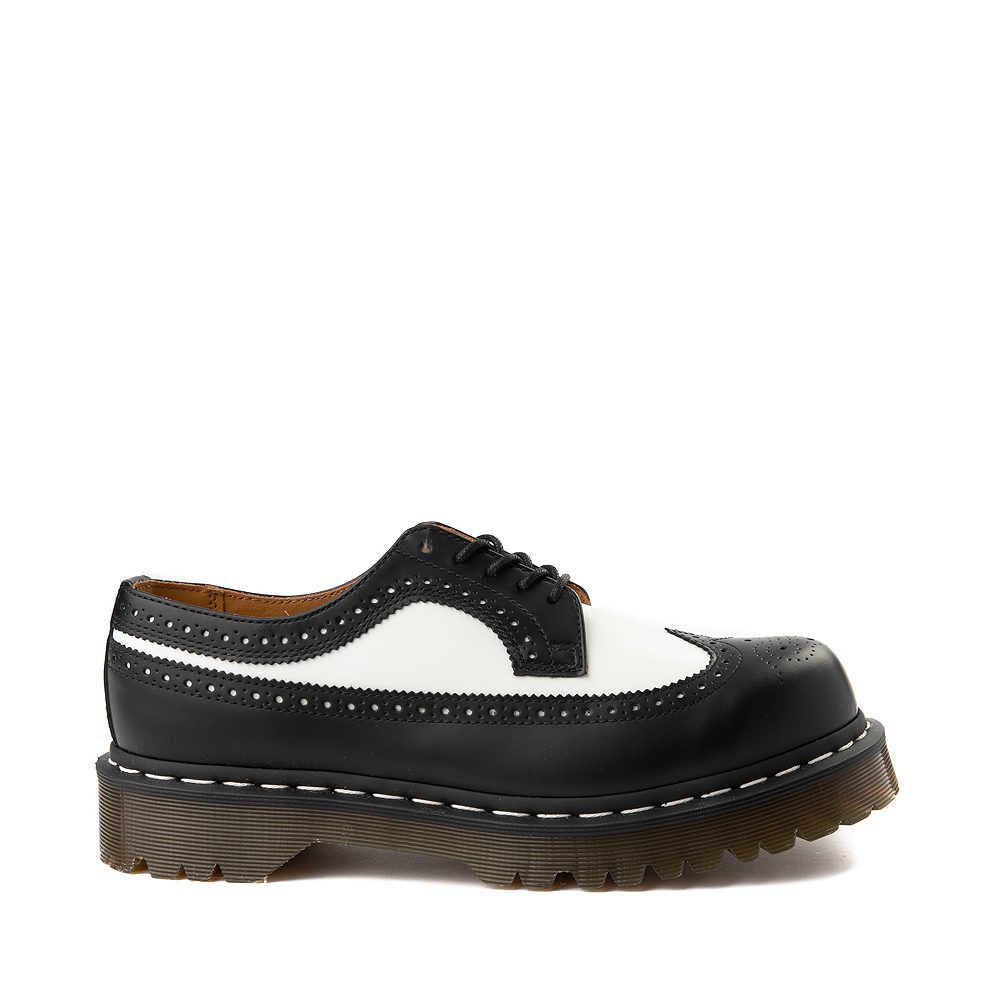Dr. Martens 3989 Brogue Casual Shoe - Black / White