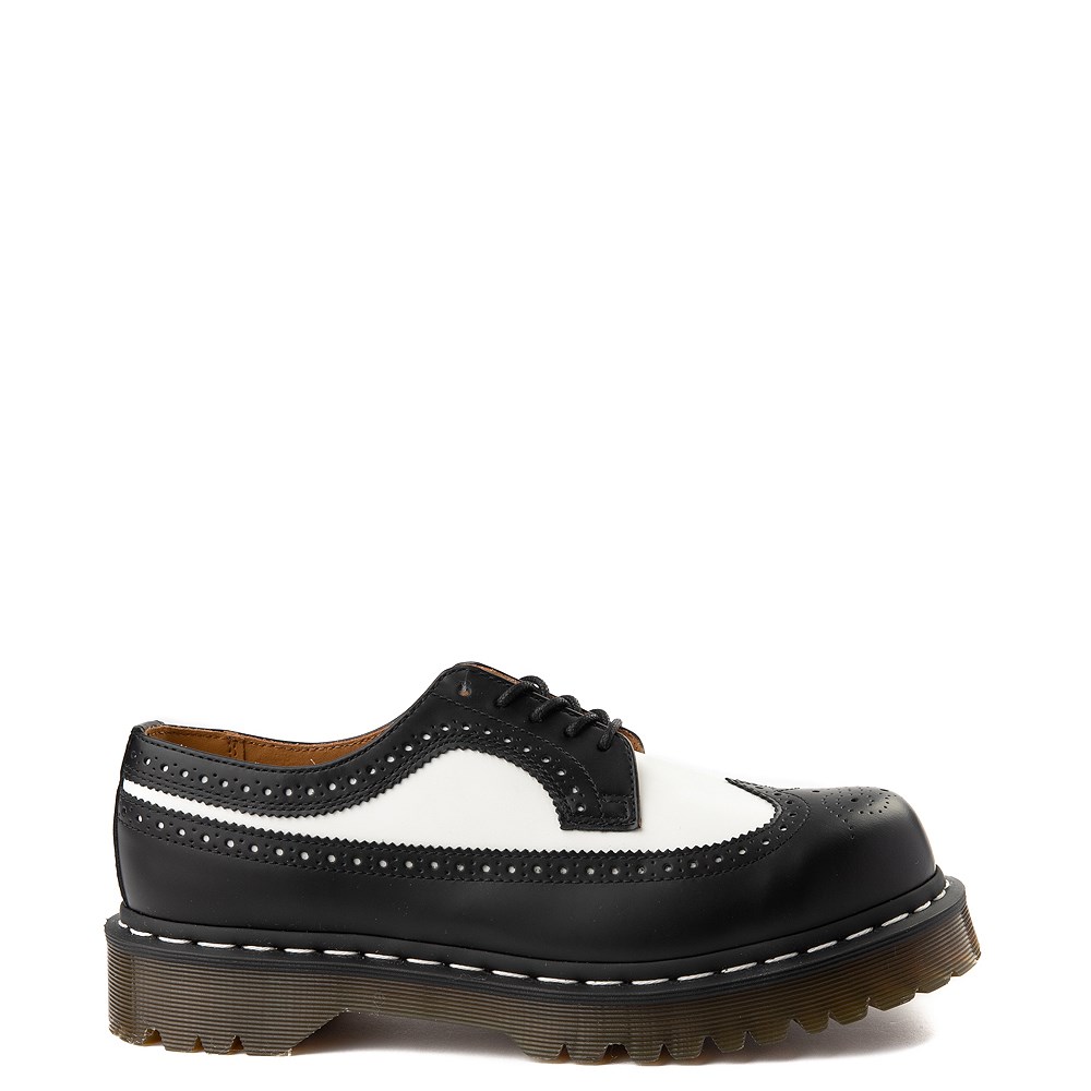 Dr. Martens 3989 Brogue Casual Shoe - Black / White