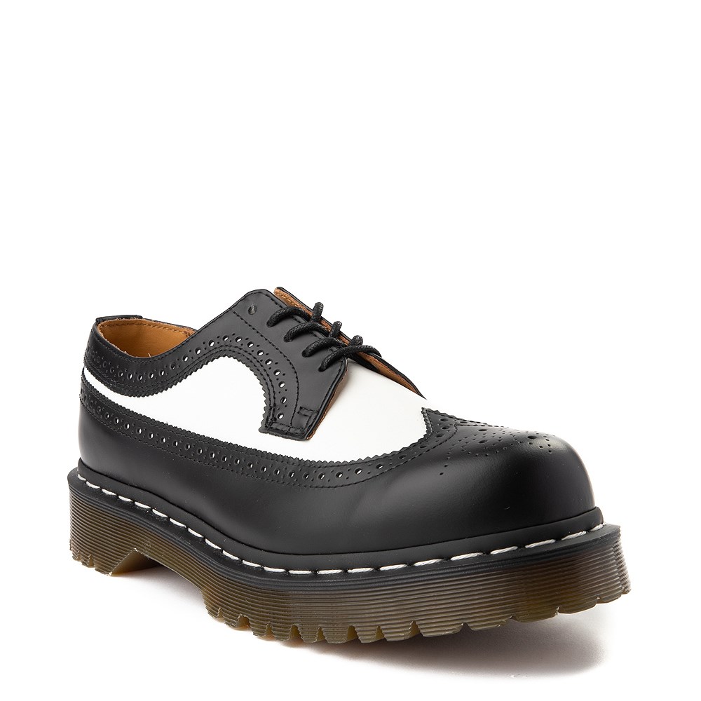 Dr. Martens 3989 Brogue Casual Shoe - Black / White | Journeys