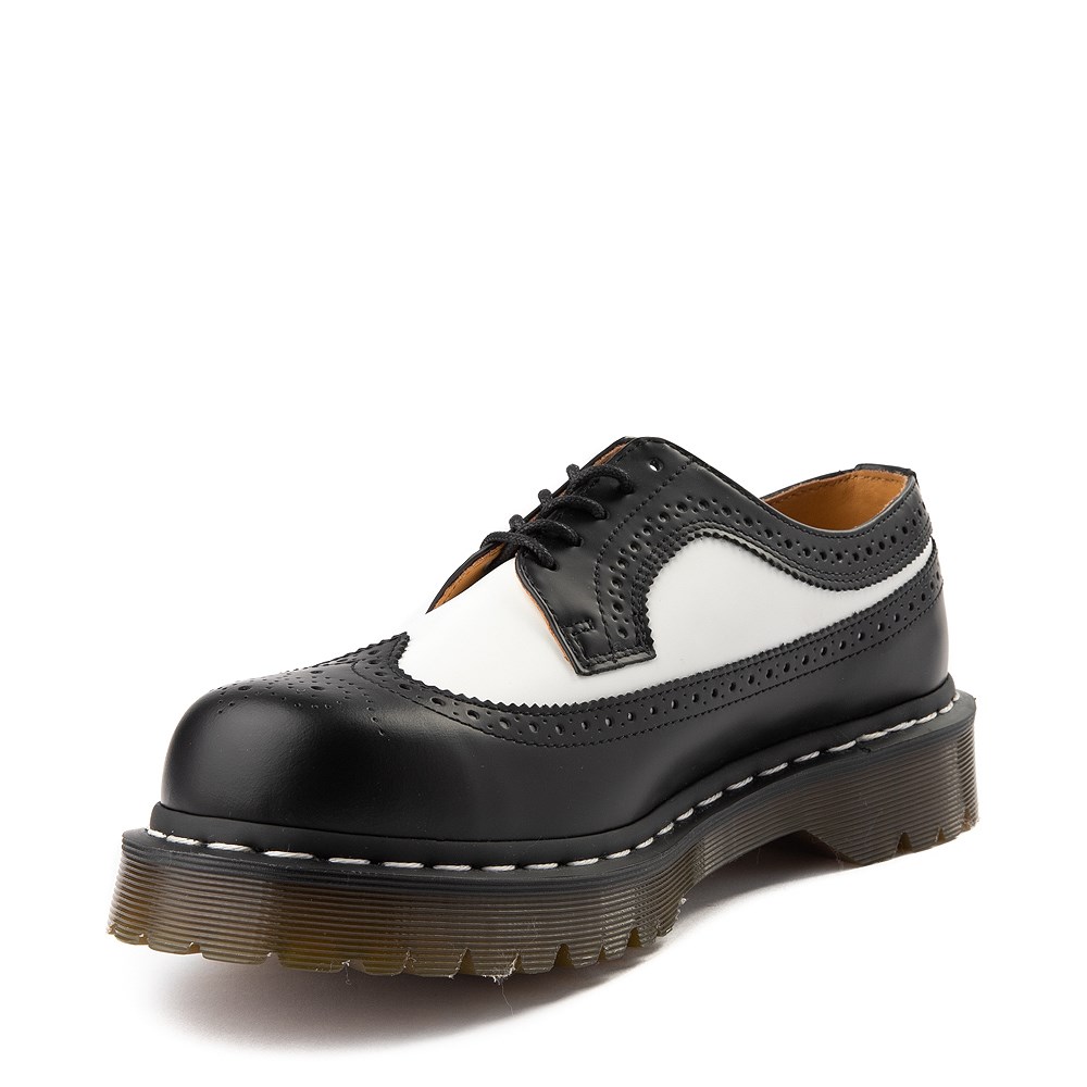Dr. Martens 3989 Brogue Casual Shoe - Black / White | Journeys