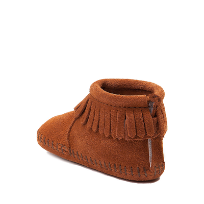 Alternate view of Minnetonka Back Flap Bootie - Baby / Toddler - Brown