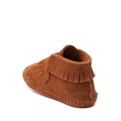 Alternate view of Minnetonka Front Strap Bootie - Baby / Toddler - Brown