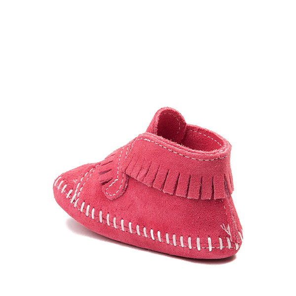alternate view Minnetonka Front Strap Bootie - Baby / Toddler - PinkALT1