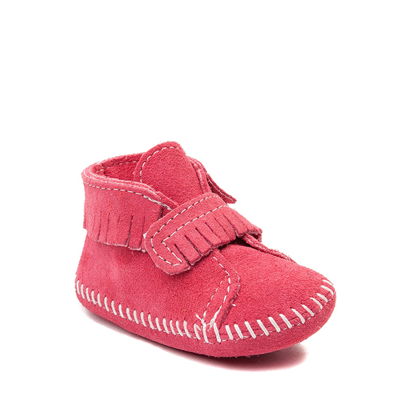 alternate view Minnetonka Front Strap Bootie - Baby / Toddler - PinkALT5