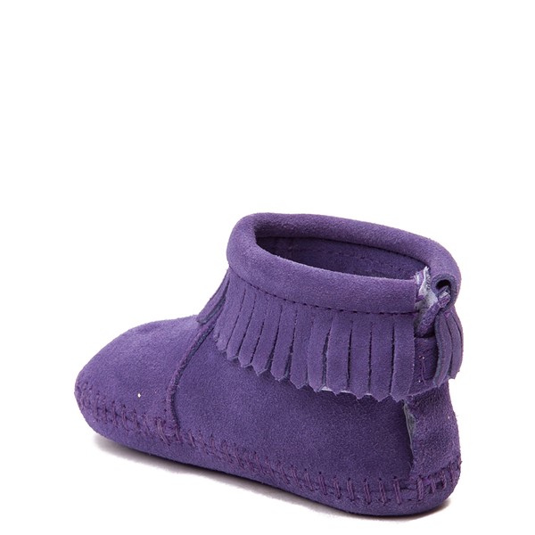 alternate view Minnetonka Back Flap Bootie - Baby / Toddler - PurpleALT1