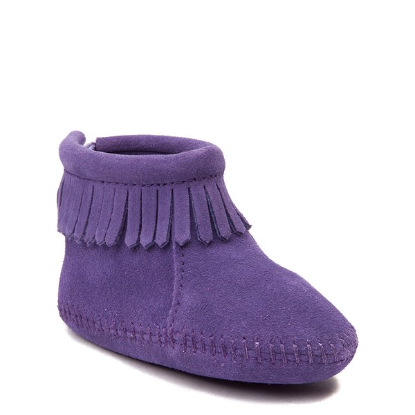 alternate view Minnetonka Back Flap Bootie - Baby / Toddler - PurpleALT5