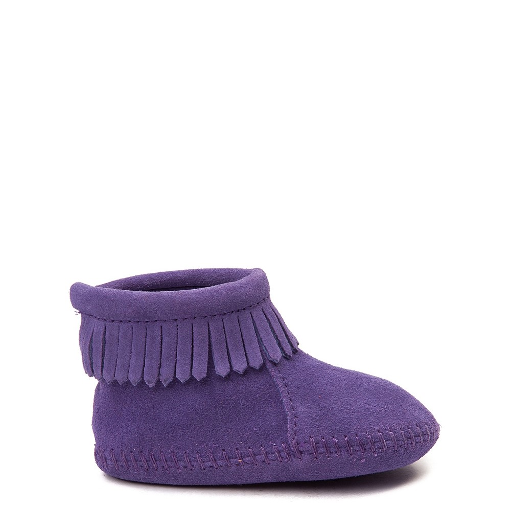 Minnetonka Back Flap Bootie - Baby / Toddler - Purple