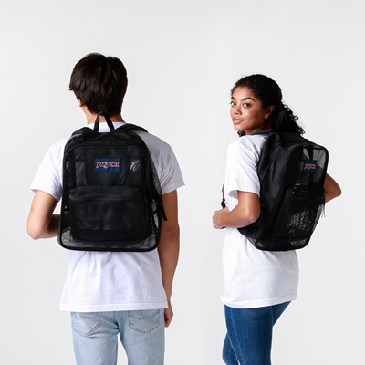 mesh jansport backpack