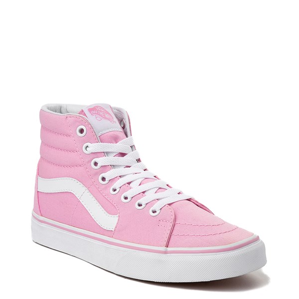 hot pink and white vans