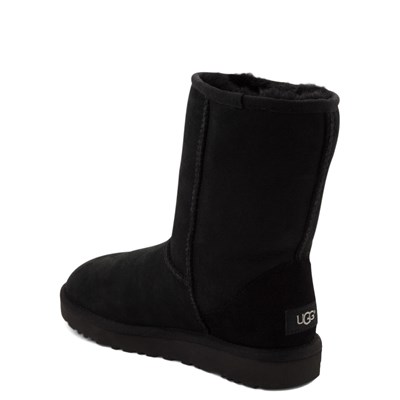 black ugg type boots