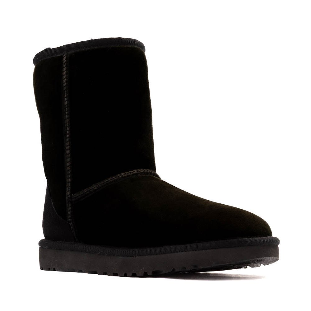 Womens UGG® Classic Short II Boot - Black | Journeys display picture 1