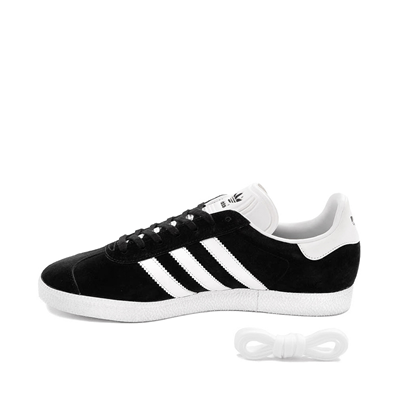 Alternate view of Mens adidas Gazelle Athletic Shoe - Black