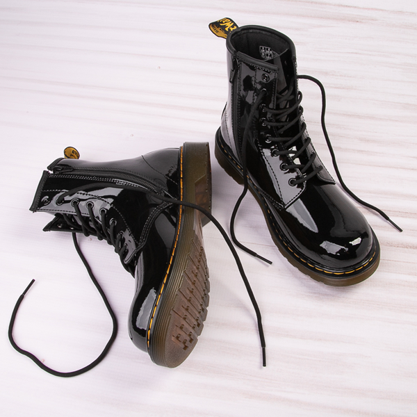 Main view of Dr. Martens 1460 8-Eye Patent Boot - Big Kid - Black