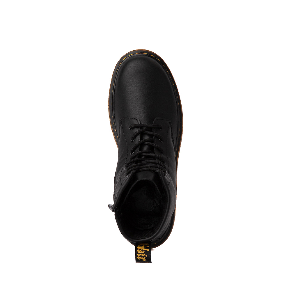 black 1460 8 eye patent boots