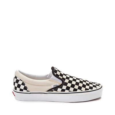 Alternate view of Vans Slip-On Checkerboard Skate Shoe - Black / White