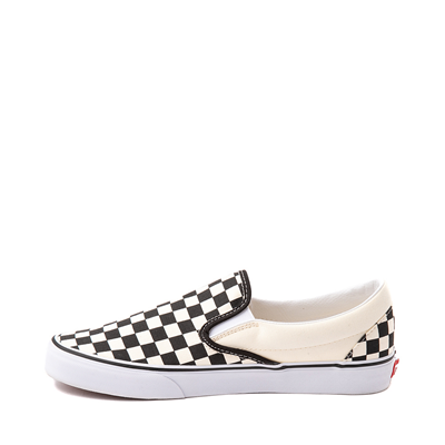 Alternate view of Vans Slip On Checkerboard Skate Shoe - Black / White
