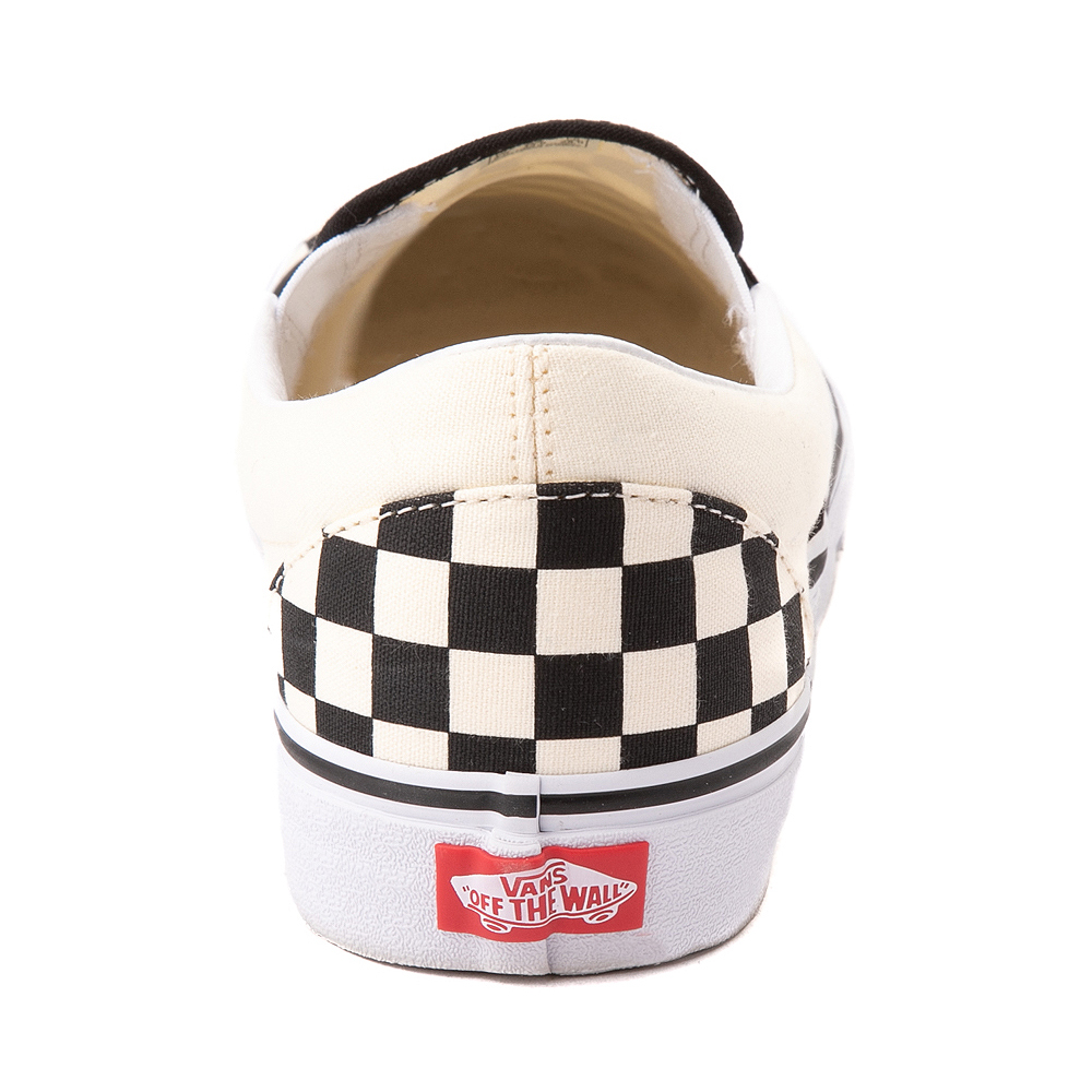 black and white small checkered vans