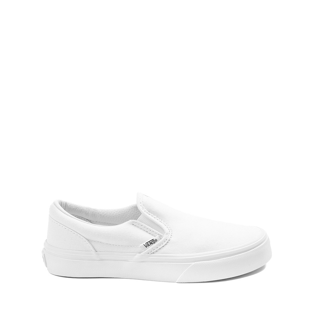 white slip on vans journeys