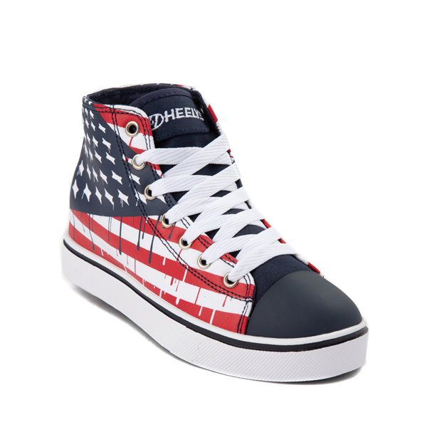 alternate view Heelys Hustle Flag Skate Shoe - Little Kid / Big Kid - Red / White / BlueALT5