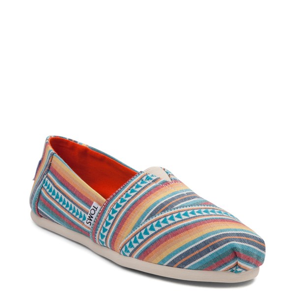 Womens TOMS Classic Multi Blanket Stripe Casual Shoe | Journeys