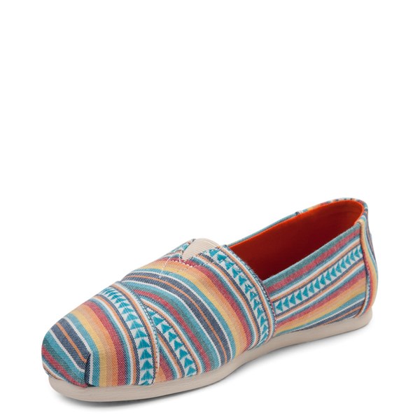 Womens TOMS Classic Multi Blanket Stripe Casual Shoe | Journeys