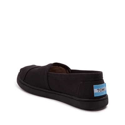 Alternate view of TOMS Alpargata Slip On Casual Shoe - Little Kid / Big Kid - Black