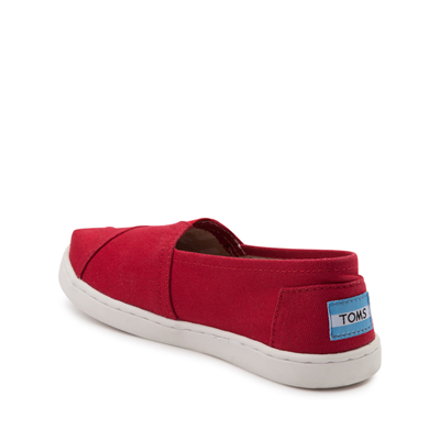 Alternate view of TOMS Classic Slip On Casual Shoe - Little Kid / Big Kid - Red