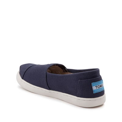 Alternate view of TOMS Alpargata Slip On Casual Shoe - Little Kid / Big Kid - Blue