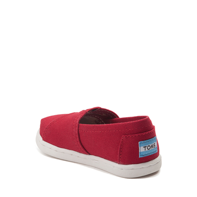 Alternate view of TOMS Classic Slip On Casual Shoe - Baby / Toddler / Little Kid - Red