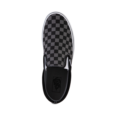 womens grey and white checkerboard vans