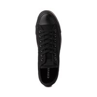 all star low black mono canvas
