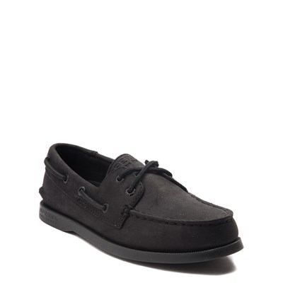 black sperry shoes mens